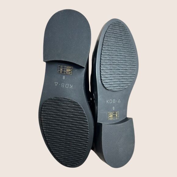 🖤 ANTHRO KELSI DAGGER LENS ALL BLACK LEATHER LOAFERS SIZE 8 NWT - Picture 8 of 8